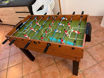 Calcetto balilla + tavolo multigioco