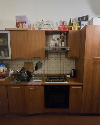 Cucina lineare 287 cm con elettrodomestici - Già s