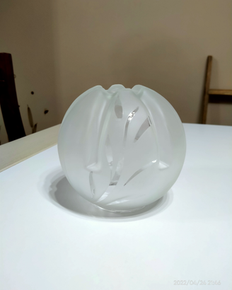 Paralume bicchiere a sfera in vetro per lampada