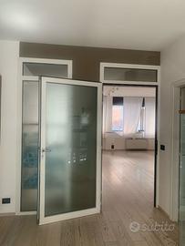 Porta da interno ed esterno con telaio fisso