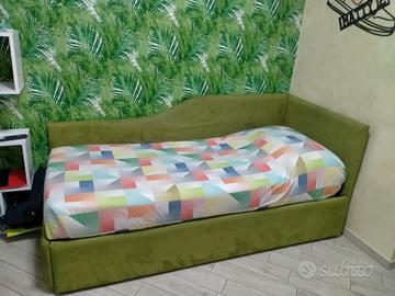 Letto scrivania e libreria cameretta