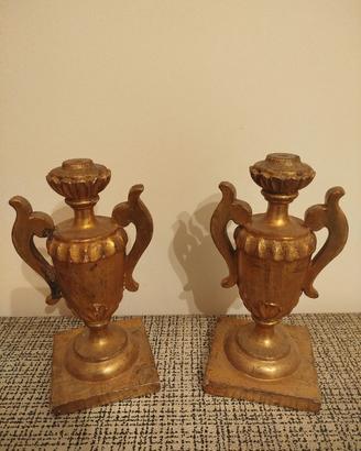 Coppia porta palme urne da altare XIX SEC.