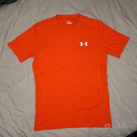 Under Armour T-Shirt Sportiva Arancione Uomo L