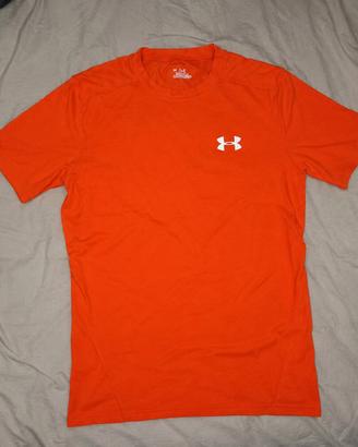 Under Armour T-Shirt Sportiva Arancione Uomo L
