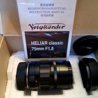 Obiettivo VOIGTLANDER Heliar Classic 75mm/1.8