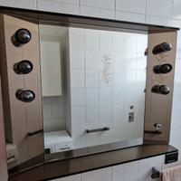 Specchio da bagno con vetro fumé