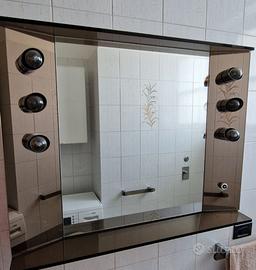 Specchio da bagno con vetro fumé