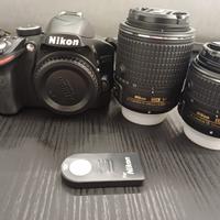 Nikon D3200 accessori obiettivo