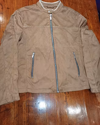 Giacca in pelle scamosciata Zara