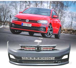 PARAURTI ANTERIORE VOLKSWAGEN VW POLO 6 17-20 LOOK