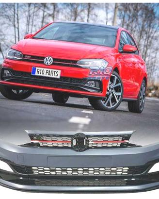 PARAURTI ANTERIORE VOLKSWAGEN VW POLO 6 17-20 LOOK