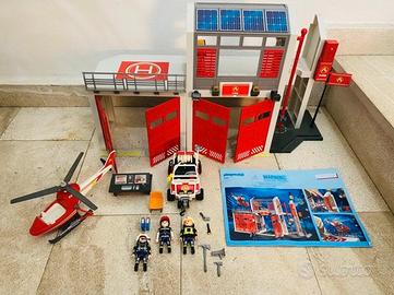 Playmobil caserma grande dei vigili del fuoco