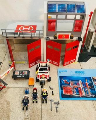 Playmobil caserma grande dei vigili del fuoco