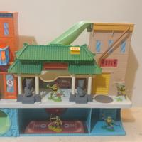 Tartarughe Ninja Casa Chinatown + 5 personaggi