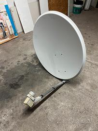Parabola Tv completa di staffa Dab via cavo