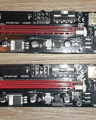 6 Schede adattatore Riser PCIE pci express