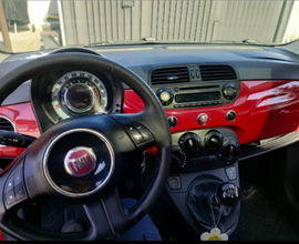 Fiat 500 rossa anno 2009