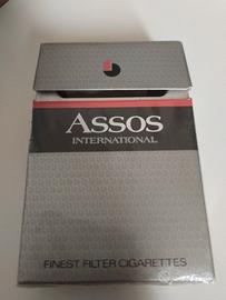 Pacchetto sigarette Assos  Intern. vuoto Grecia 