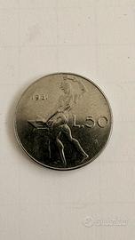 Moneta rara 50 Lire 1981