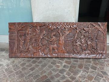 Bassorilievo in legno