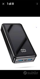 Power Bank Ricarica Rapida 24000mAh, 22.5W 2 torce