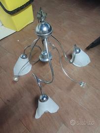 lampadario a tre luci