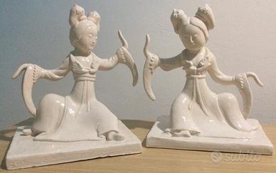 Fermalibri  ceramica Zaccagnini Firenze