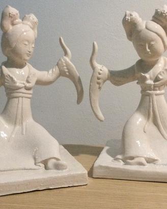 Fermalibri  ceramica Zaccagnini Firenze