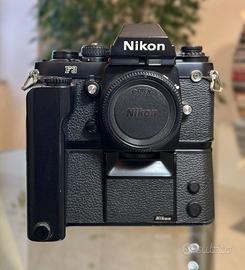 NIKON F3  con motore MD4  con 35-135 zoom