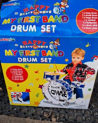 batteria per bambini mai usata