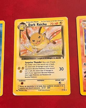 Carte Pokémon vintage 2002 Legendary Collection