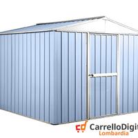 Box porta attrezzi lamiera 276x260 azzurro