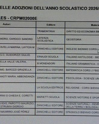 Libri prima liceo economico sociale nuovissimi