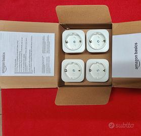 Kit 4 Prese Intelligenti Amazon Basics Smart Plug