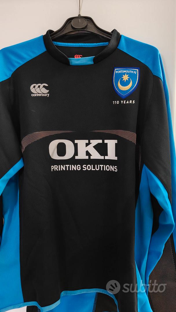 Maillot Portsmouth 2008-2009 (110 Ans) - Canterbury, Taille M, Blanc, Occasion Excellent état