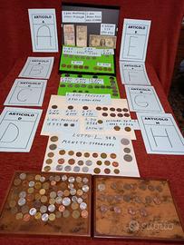 Collezione monete e banconote Italiane +USA+ ASIA