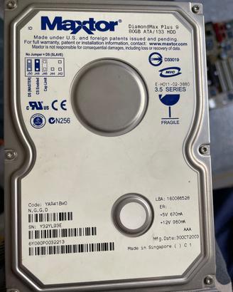 Maxtor HDD 80Gb 3.5