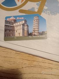 scheda telefonica la torre di pisa