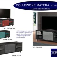 Mobile per TV Munari collezione Matera, NUOVO