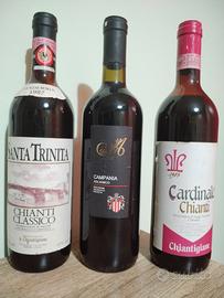 bottiglie di vino da collezione