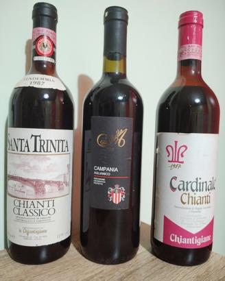 bottiglie di vino da collezione