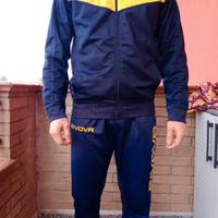 tuta triacetato Givova giallo/blu taglia L