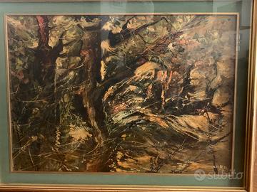 Quadro di Antonio Rizzo, olio/tela Biennale Roma