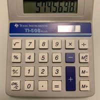 Calcolatrice Texas Instruments anni 90