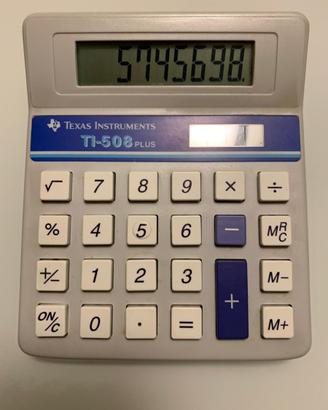 Calcolatrice Texas Instruments anni 90