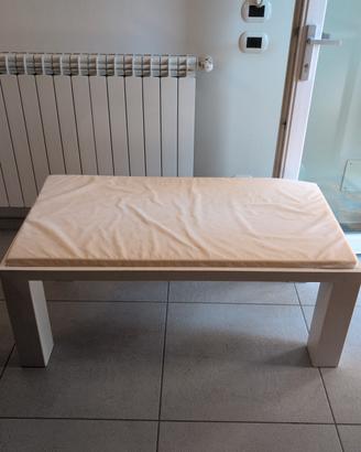 Lettino/Fasciatoio artigianale in legno massello