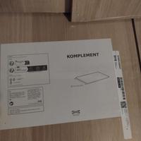 5 mensole Komplement PAX Ikea 50x35