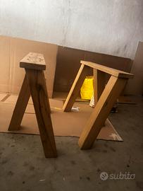 Gambe per tavolo in legno