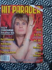 Rivista Heavy Metal "Hit Parader" Luglio 1985 Ozzy