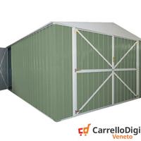 Box auto in Acciaio lamiera 360x514 verde scuro